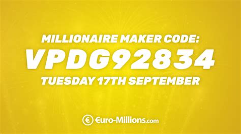 tonight's millionaire maker code